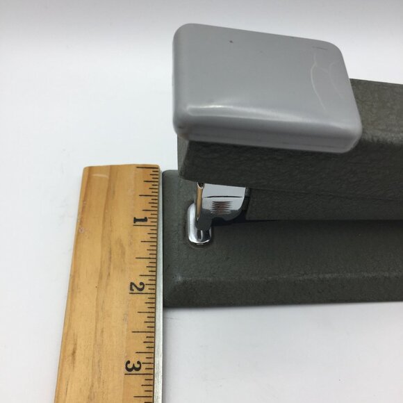 Vintage Retro Bostitch Stapler Heavy Duty Gray Office Work Desk Paperwork Tool - Picture 13 of 14